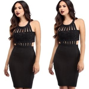 Black Bandeau/ Bandage Dress